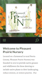 Mobile Screenshot of pleasantprairienursery.com